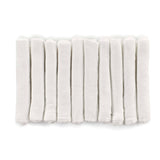 Bamboo Muslin Cloths For Baby 35 x 35 cm (10-Pack), White