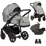 Noordi Fjordi V1 3in1 with Joie i-Snug 2 Car Seat, Grey