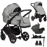 Noordi Fjordi V1 3in1 with Joie i-Snug 2 Car Seat, Grey