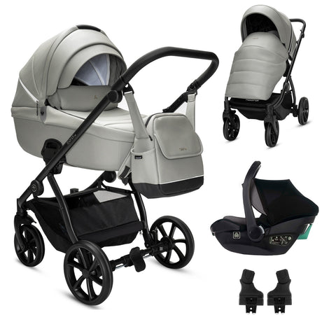 Noordi Fjordi V2 Leather - 3in1 with Travel Carrier Car Seat