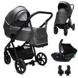 Noordi Fjordi V2 Leather - 3in1 with Travel Carrier Car Seat