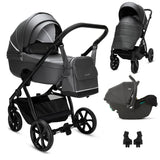 Noordi Fjordi V2 Leather 3in1 with Joie i-Snug 2 Car Seat