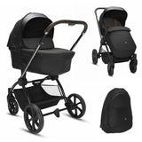 Noordi Sole V3 - 2in1 Pushchair with ThermoCot™ Carrycot, Slate Black