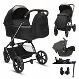 Noordi Sole V3 3in1 with Joie i-Snug2 Car Seat, Slate Black