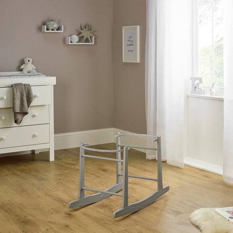 Clair De Lune Standard Rocking Wooden Moses Basket Stand