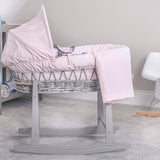 Clair De Lune Standard Rocking Wooden Moses Basket Stand