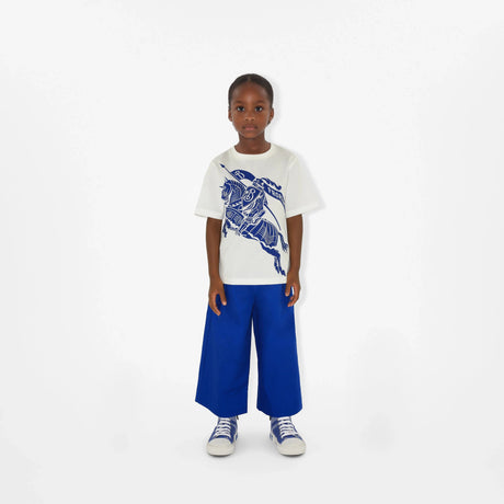 Burberry Kids Cedar Knight T-Shirt in White