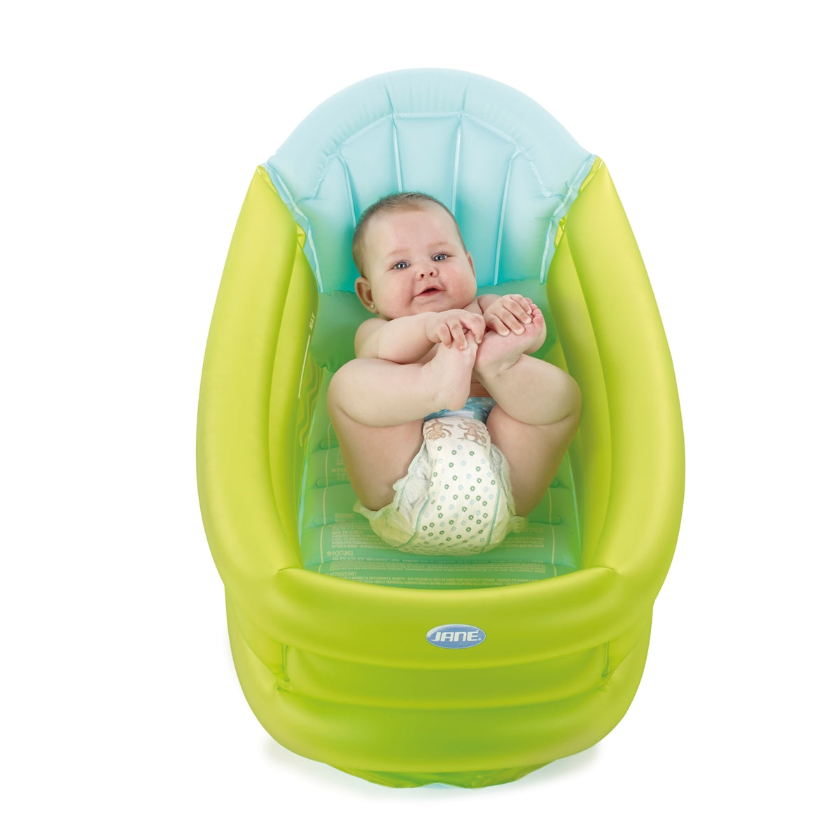 Jane Deluxe Inflatable Baby Bath with 3 Positions 30L - Aquarel Blue