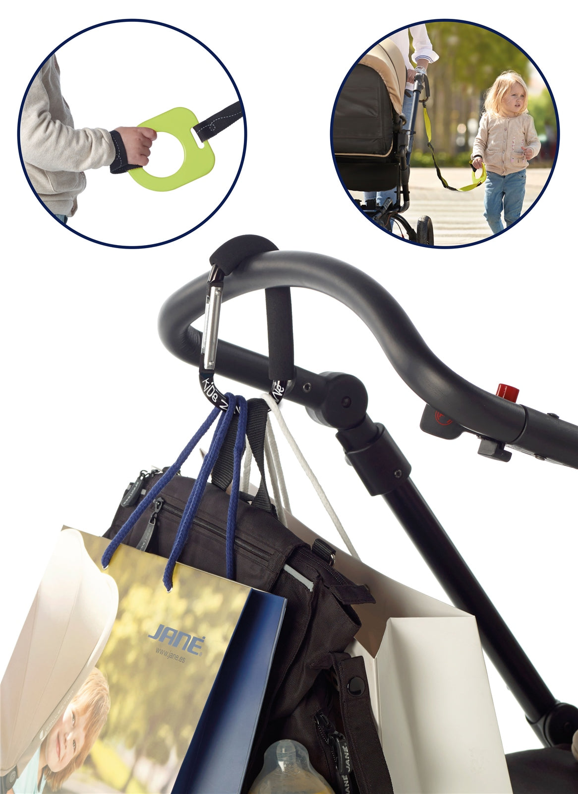 Hang & Go Harness Carabiner Clip Shopping Bags
