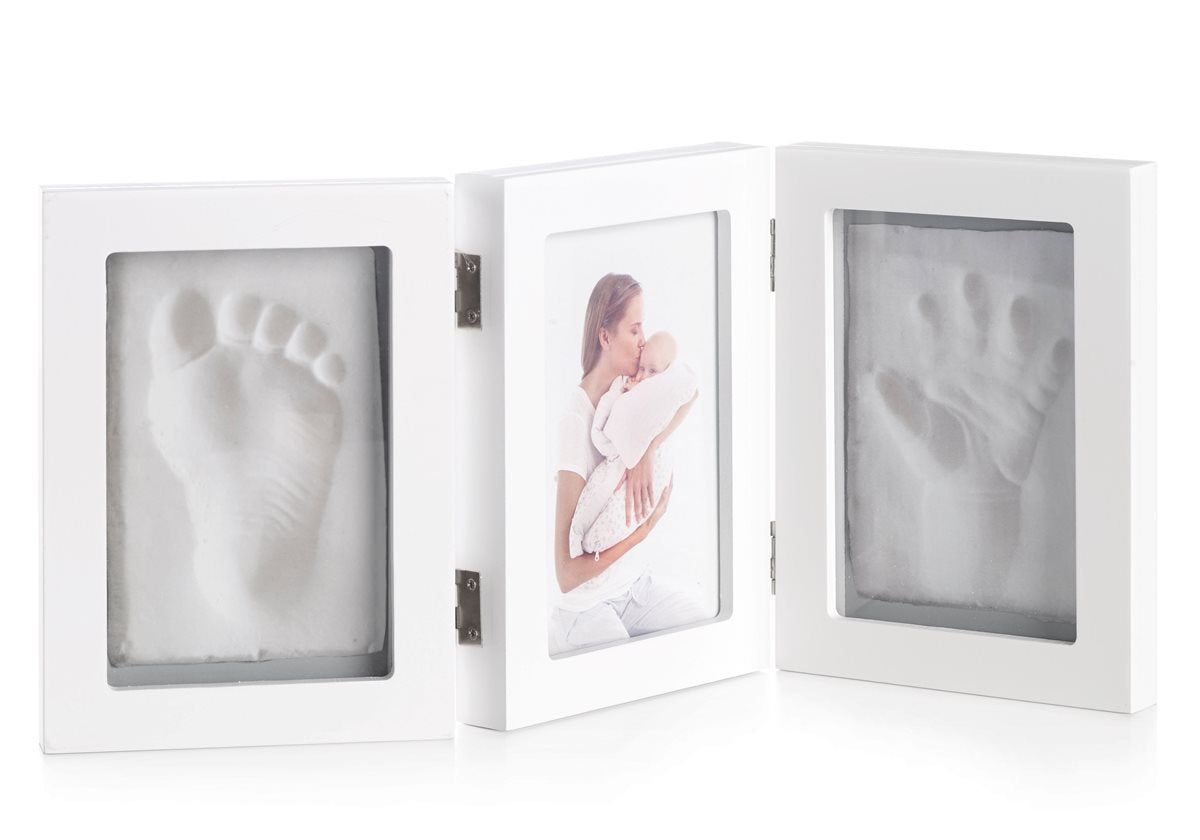 Photo Frame 3 segments s Photo hand foot Clay Print.