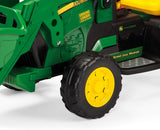 Peg Perego John Deere Ground Loader 12V Electric Bulldozer Tractor with Scoop, 3+ years