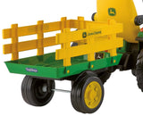 Peg Perego John Deere Ground Force 12V Tractor + Stake-side Trailer, 3+ years