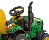 Peg Perego John Deere Ground Force 12V Tractor + Stake-side Trailer, 3+ years