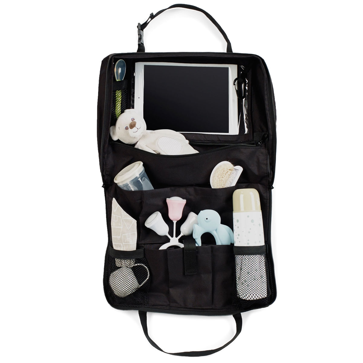 Jané Backseat Car Organiser Tablet Holder Seat Protector