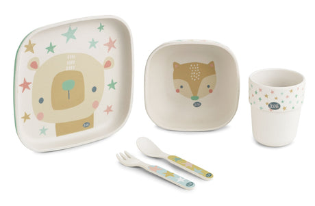 Jane Bamboo 5 Piece Dinner Set