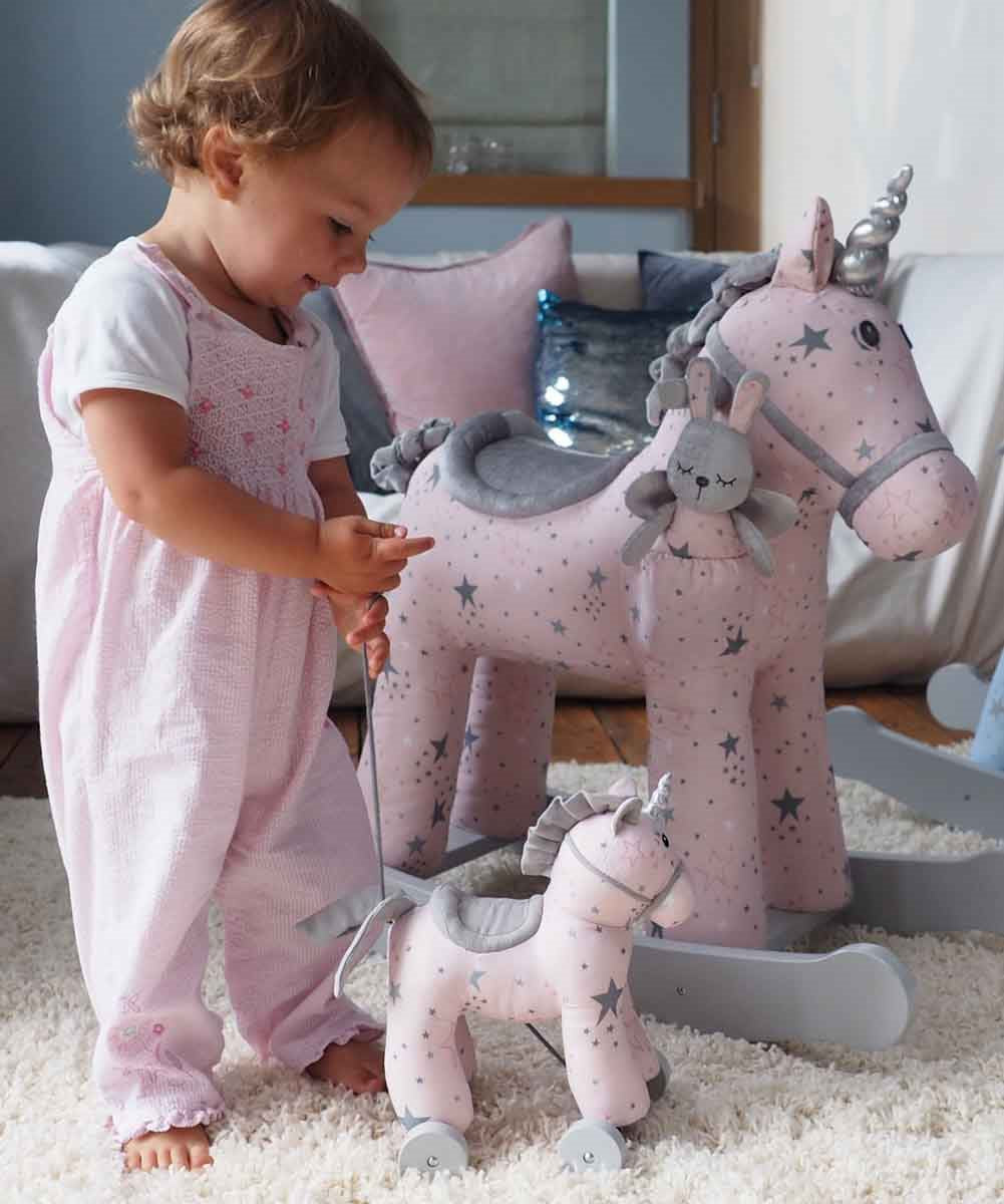 Little Bird Told Me Celeste & Fae Unicorn Rocking Animal