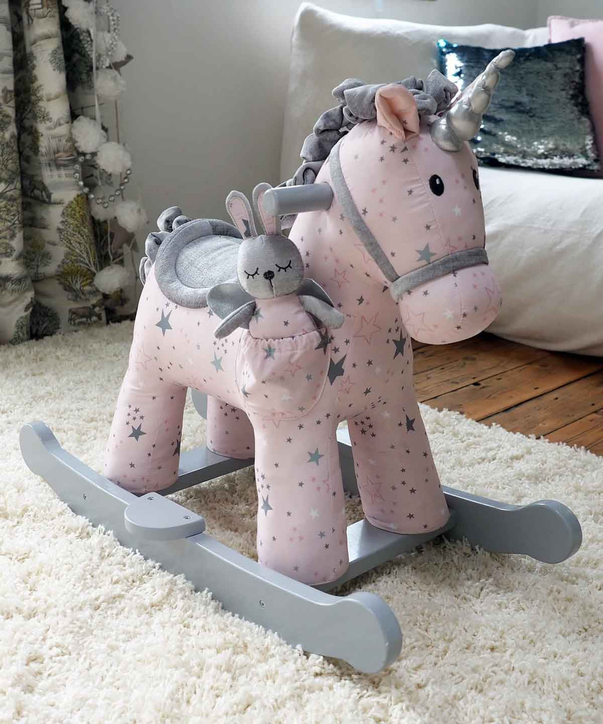 Little Bird Told Me Celeste & Fae Unicorn Rocking Animal