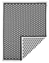 Noordi STAR Cotton Blanket Grey/White