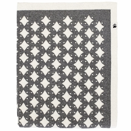 Noordi STAR Cotton Blanket Grey/White