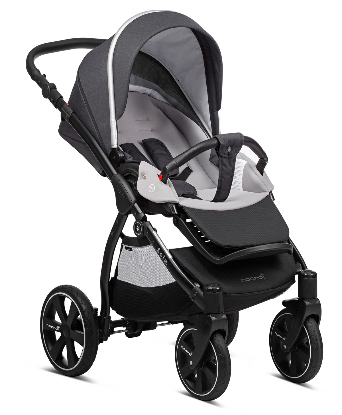 Noordi Sole Go Nursery & Travel System Bundle, Antracite