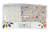 Forrest 3 Piece Reversible Baby Bedding Set, Woody
