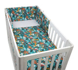 Forrest 3 Piece Reversible Baby Bedding Set, Rainforest