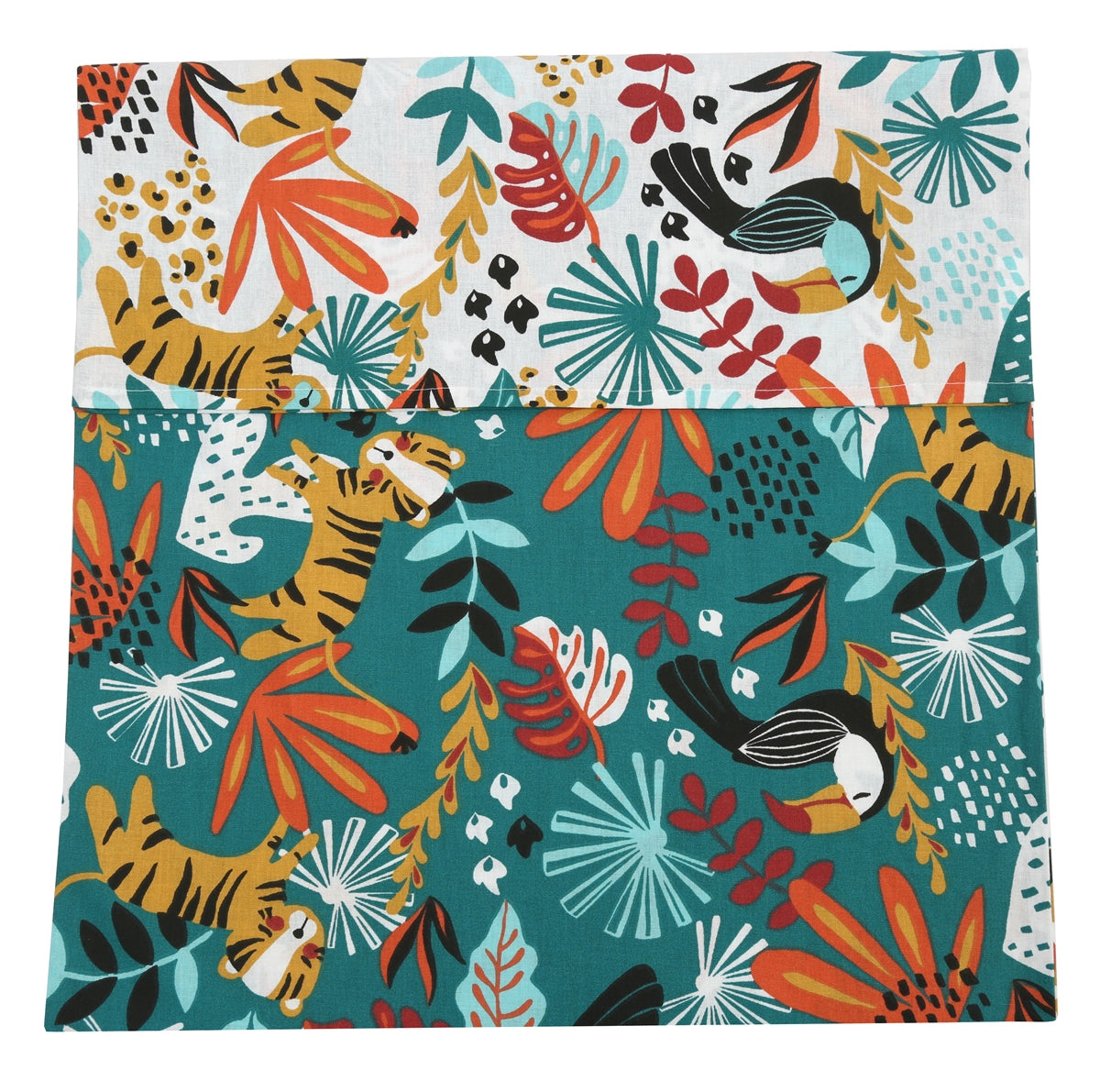 Forrest 3 Piece Reversible Baby Bedding Set, Rainforest