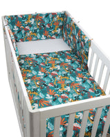 Forrest 3 Piece Reversible Baby Bedding Set, Rainforest
