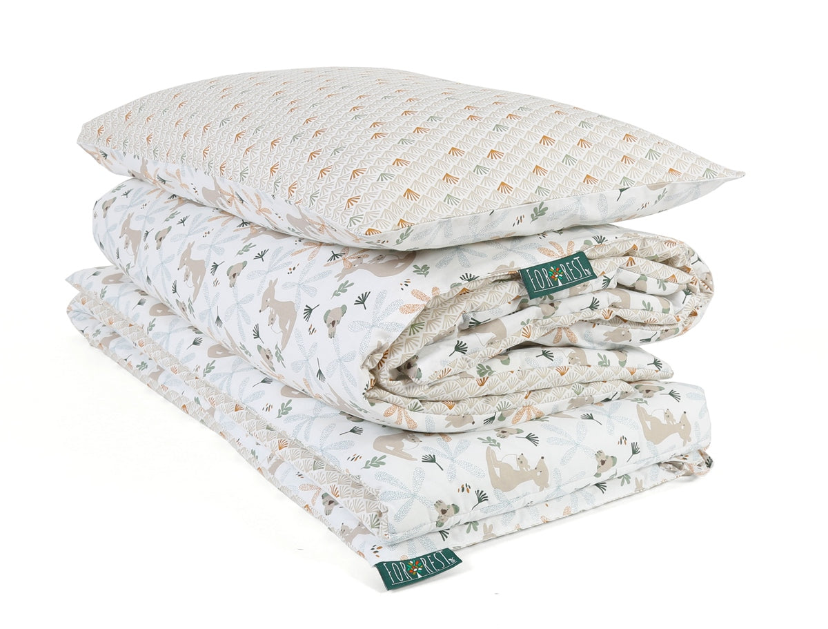 Forrest 3 Piece Reversible Baby Bedding Set, Koalaroo