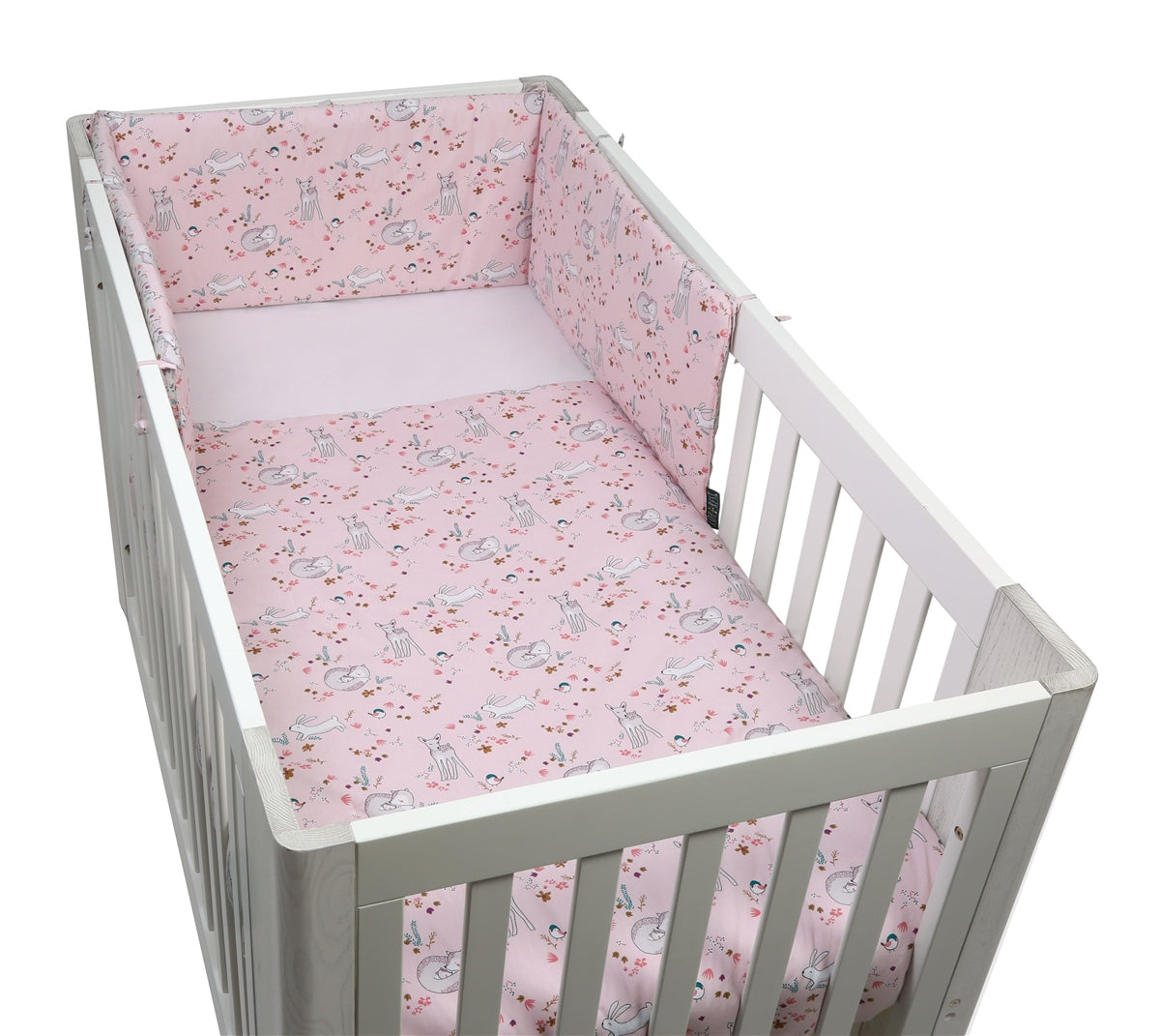 Forrest 3 Piece Reversible Baby Bedding Set, Meadowland