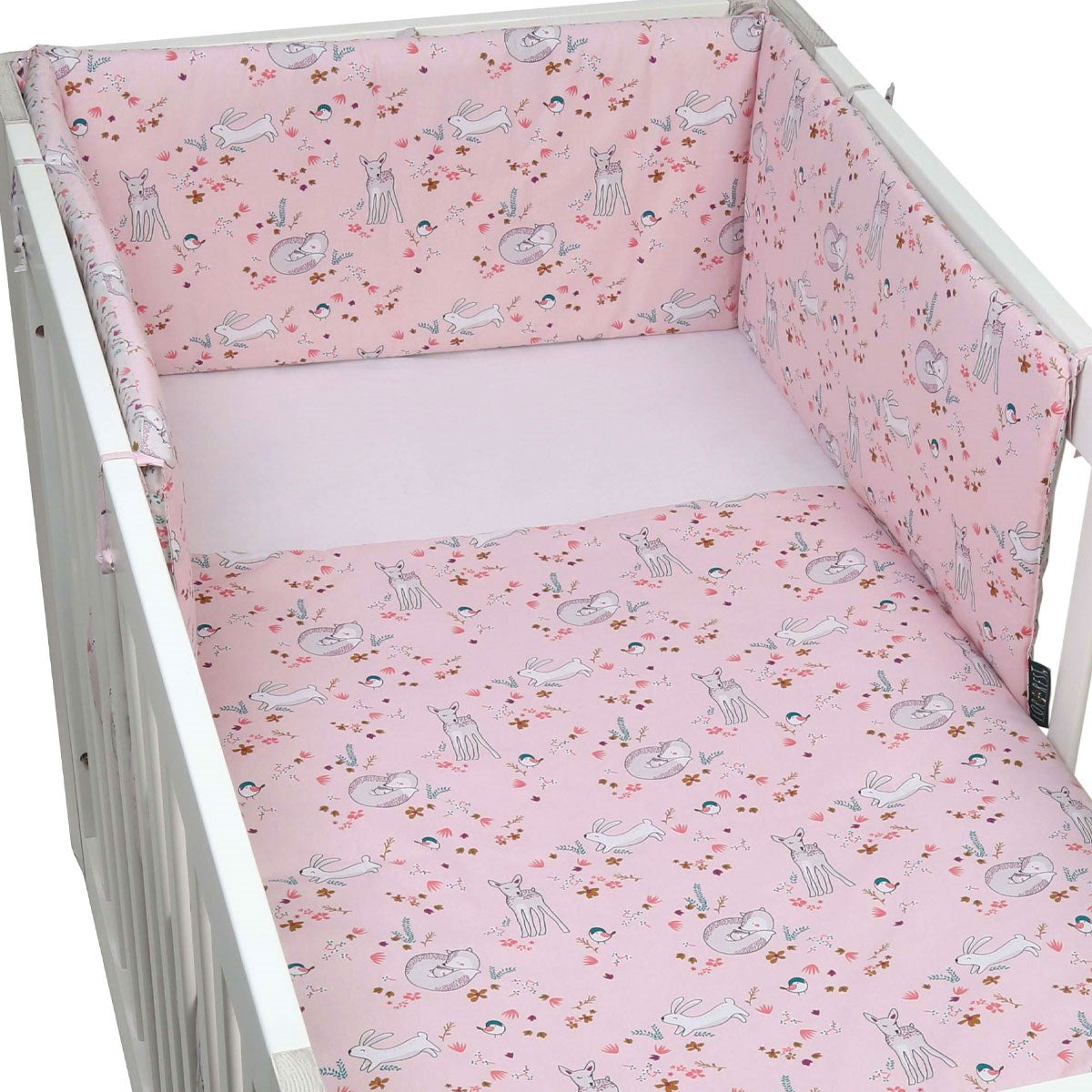 Forrest 3 Piece Reversible Baby Bedding Set, Meadowland