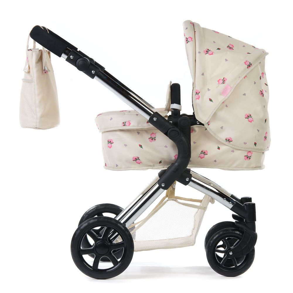 Roma Darcie Single Dolls Pram, 3 years+, Cream