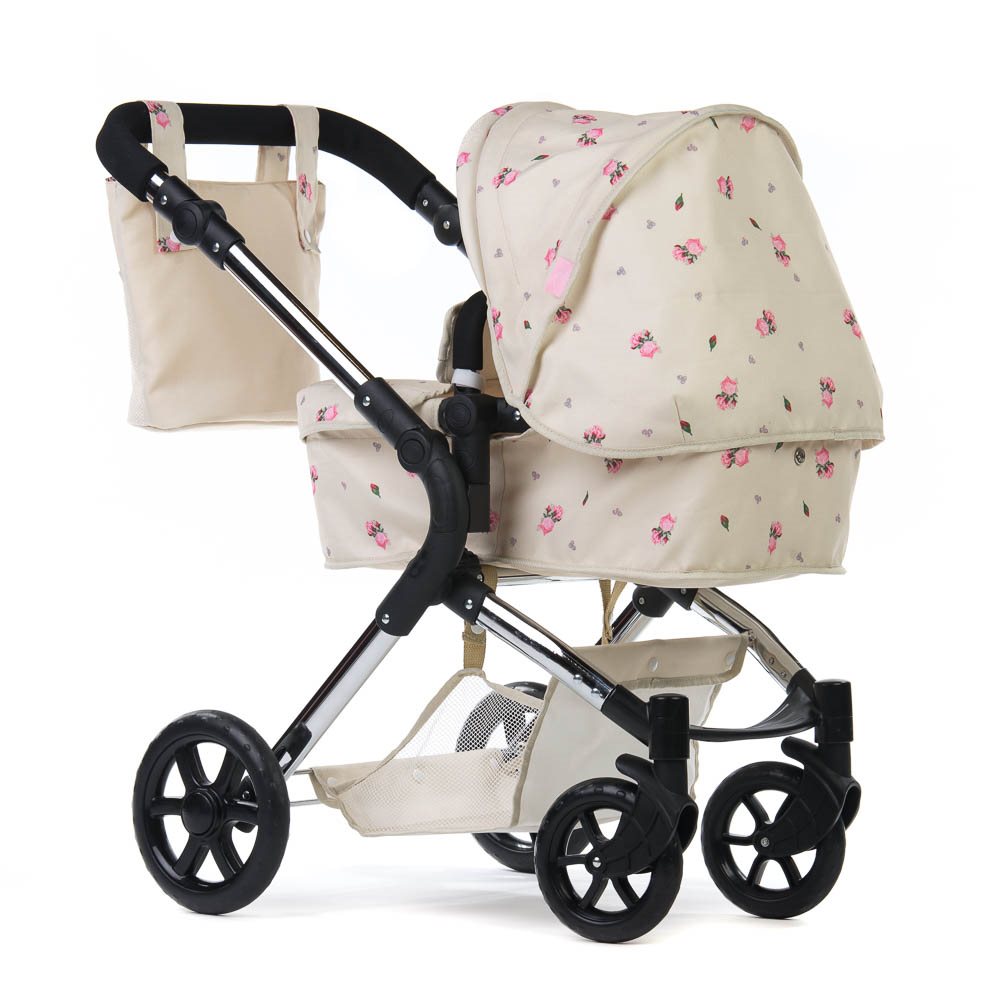Roma Darcie Single Dolls Pram, 3 years+, Cream