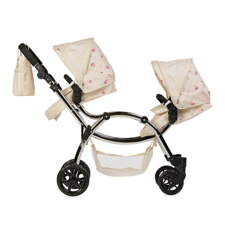 Roma Darcie Twin Dolls Pram, Cream