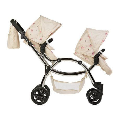 Roma Darcie Twin Dolls Pram, Cream