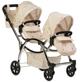 Roma Darcie Twin Dolls Pram, Cream