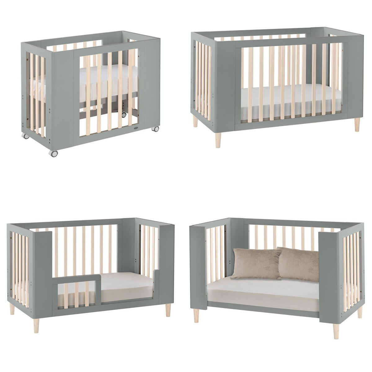 Noordi Noordi Fjordi 3in1 Travel System & Nursery Bundle, Dark Grey