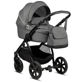 Noordi Noordi Fjordi 3in1 Travel System & Nursery Bundle, Dark Grey