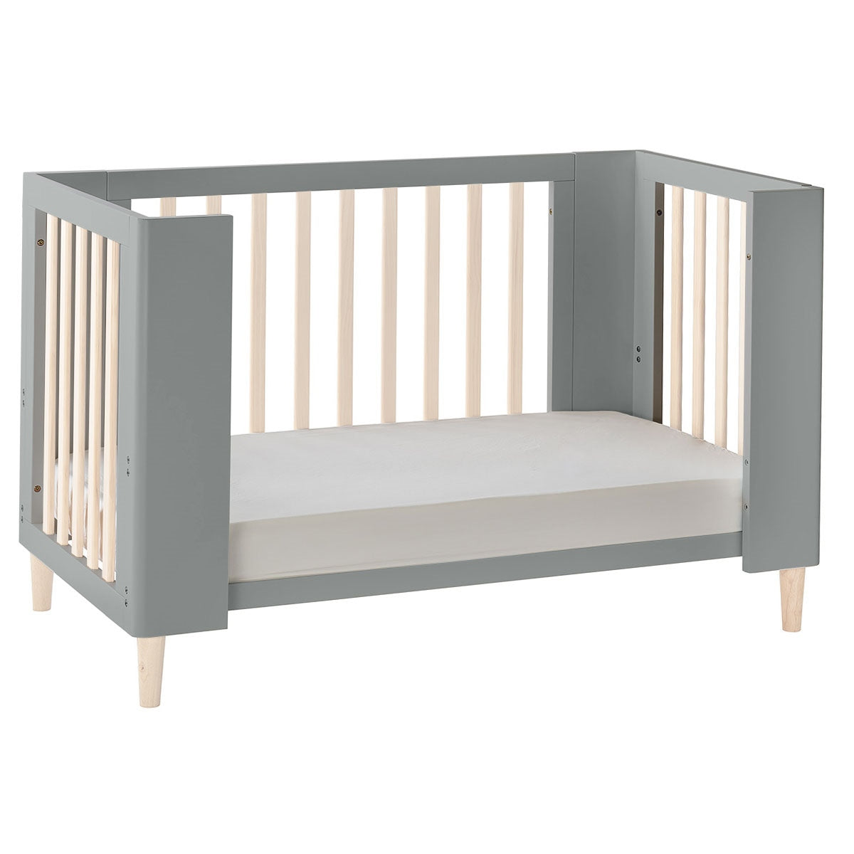 Cocoon Evoke 4in1 Cot bed + Dresser + Mattresses, Dove Grey