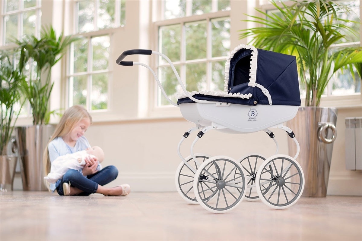 Johnston's Bella Rosa Windsor Carriage Dolls Pram