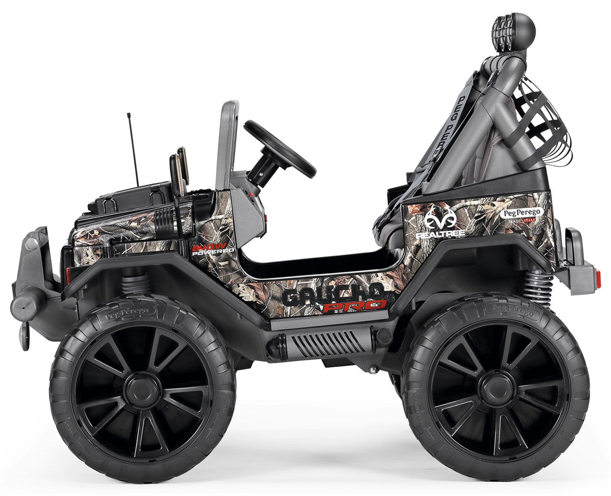 Peg Perego Gaucho Pro - Real Tree, 24 Volt 2 Seater Mega Jeep