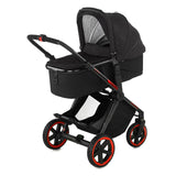 Jané Crosslight Pro Carbon 3in1 Travel System with Lie-Flat Kombibaby Car Seat