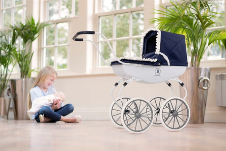 Johnston's Bella Rosa Dolls Pram with Baby Joy Doll for 3+ years