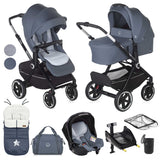 Jane Crosslight-3 + Sweet + Koos iSize, 10 Piece Travel System Bundle