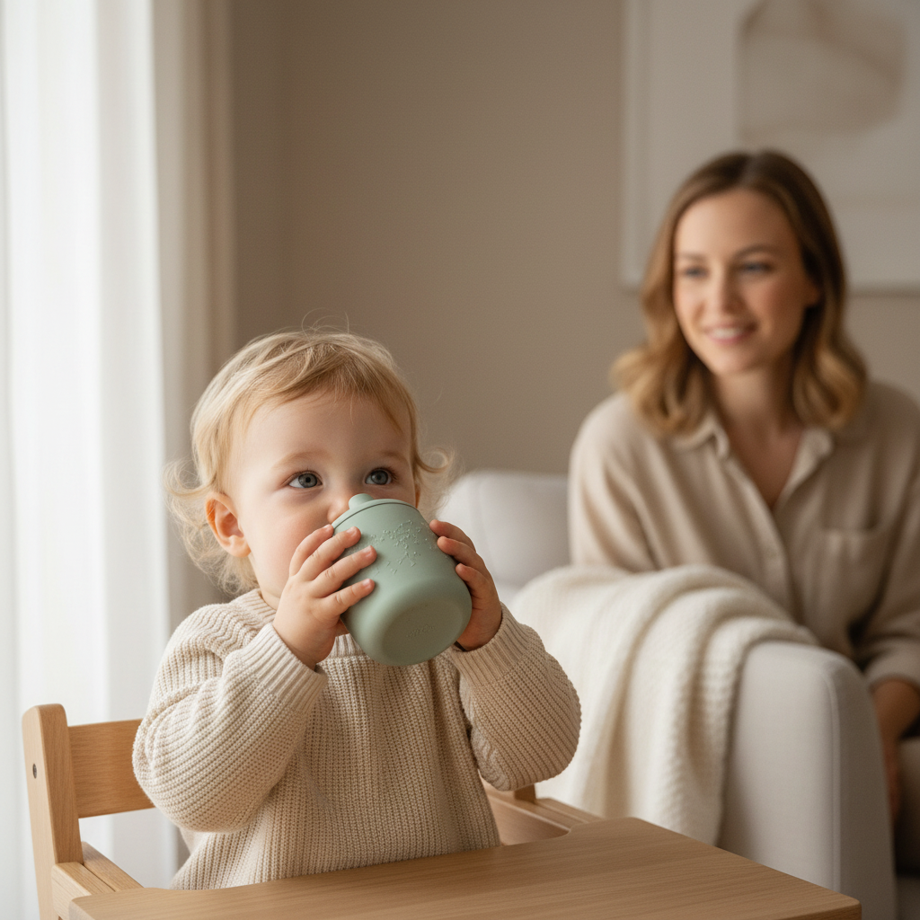 Non-Spill Silicone Learner Cup