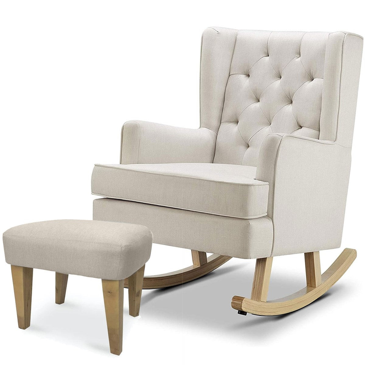 Johnston's Soothe Easy Nursing Chair & Rocker with Stool
