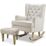 Johnston's Soothe Easy Nursing Chair & Rocker with Stool