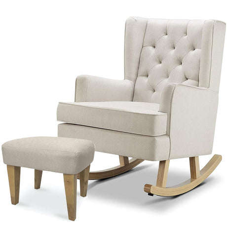Johnston's Soothe Easy Nursing Chair & Rocker with Stool