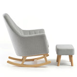 Johnston's Willow Nursing Rocking Chair & Footstool Set