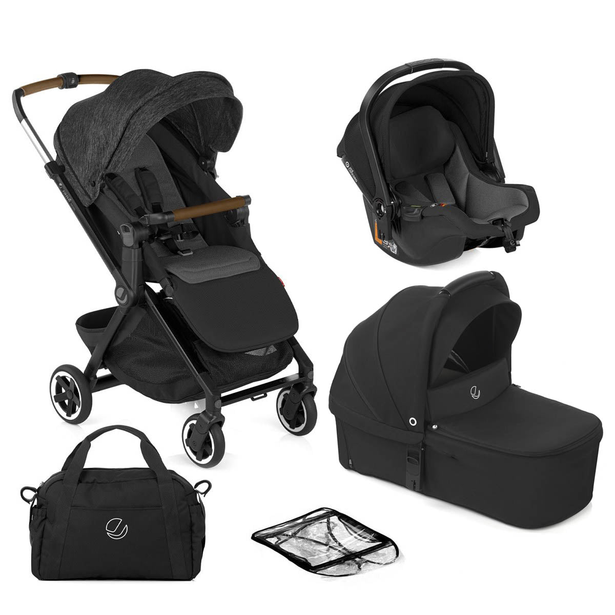 Jane Newel + Carrycot + Koos iSize R1 Travel System